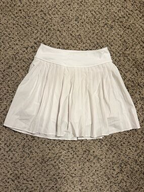 Abercrombie Kids YPB White Pleated Active Skort